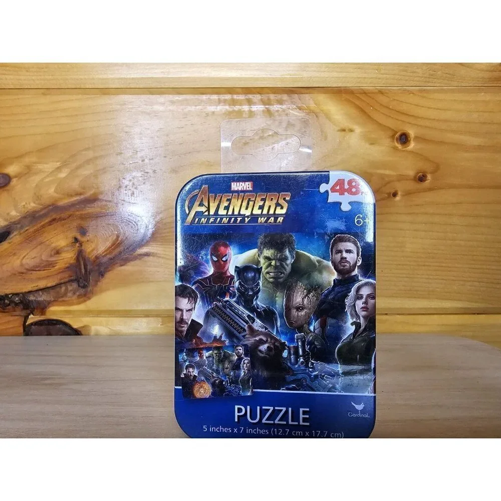 Avengers Infinity War Puzzle In Tin Box 48 Pieces 5x7 Ages 6 And Up New Sealed